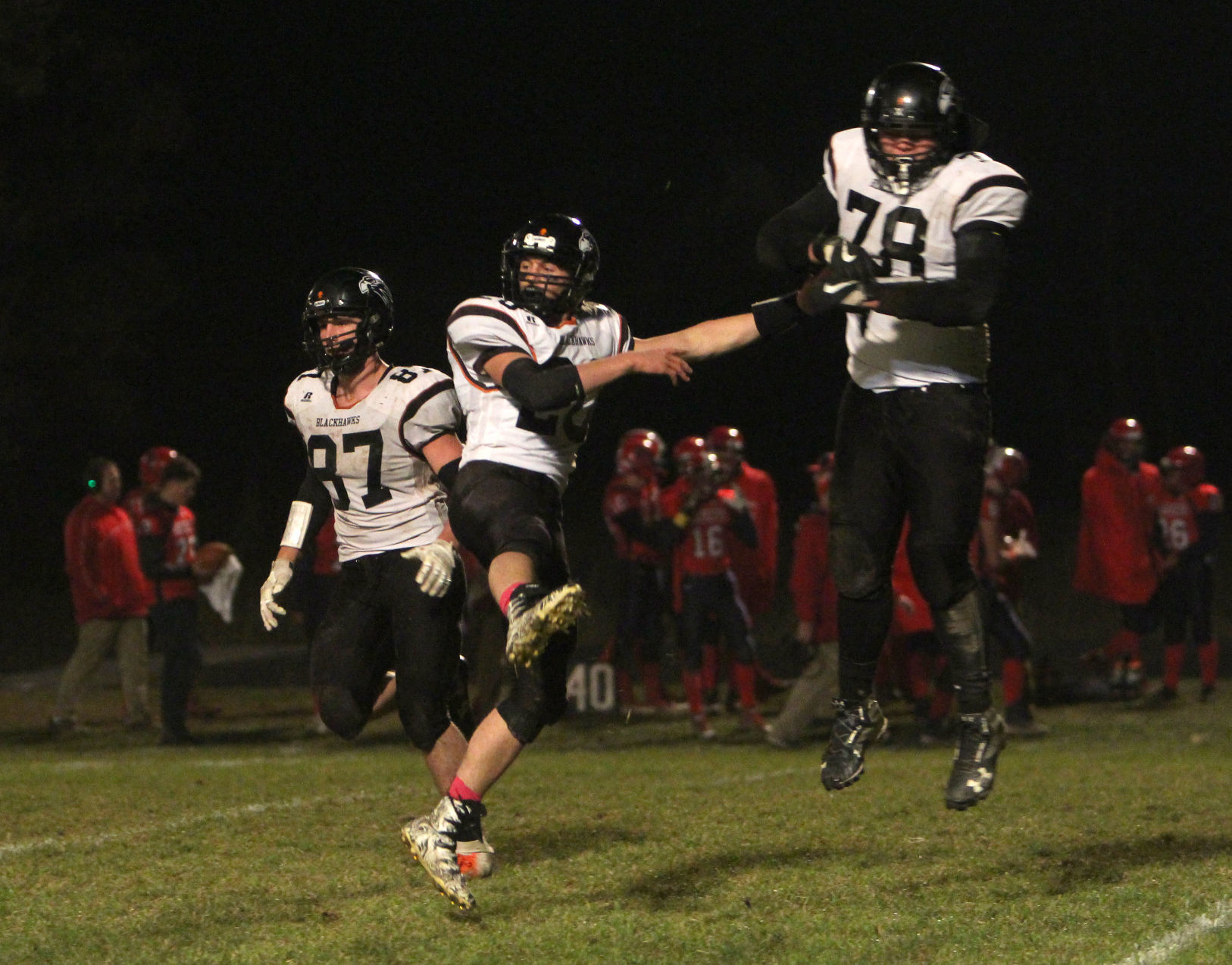 Bloomer football at Spencer/Columbus 10-26-18